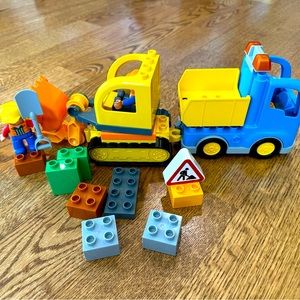 Lego Duplo 10812 Truck and Tracked Excavator